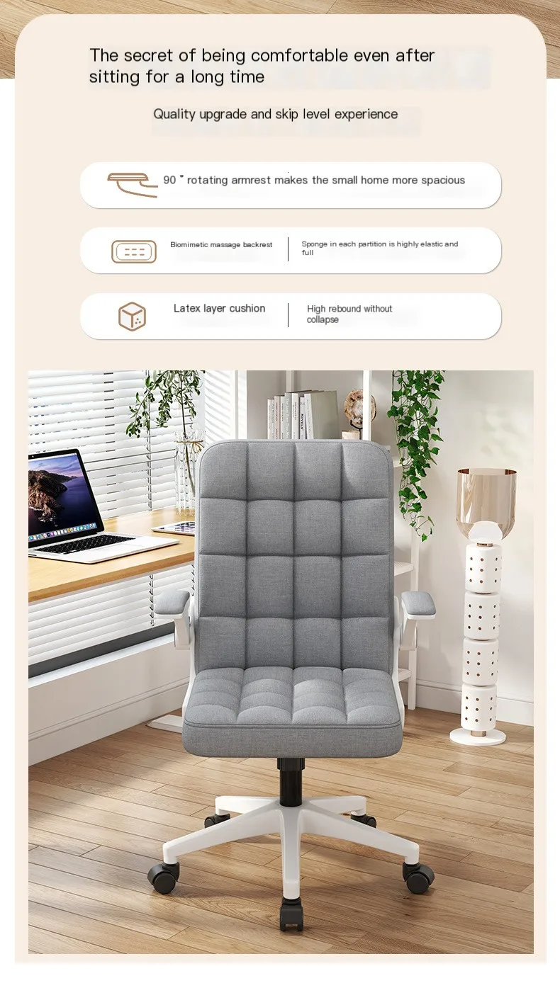 Description Picture 3 of itemExperience Optimal Support and Comfort with a Backrest Chair: Ideal for Sedentary Work and Learning in Home Office or Dorm