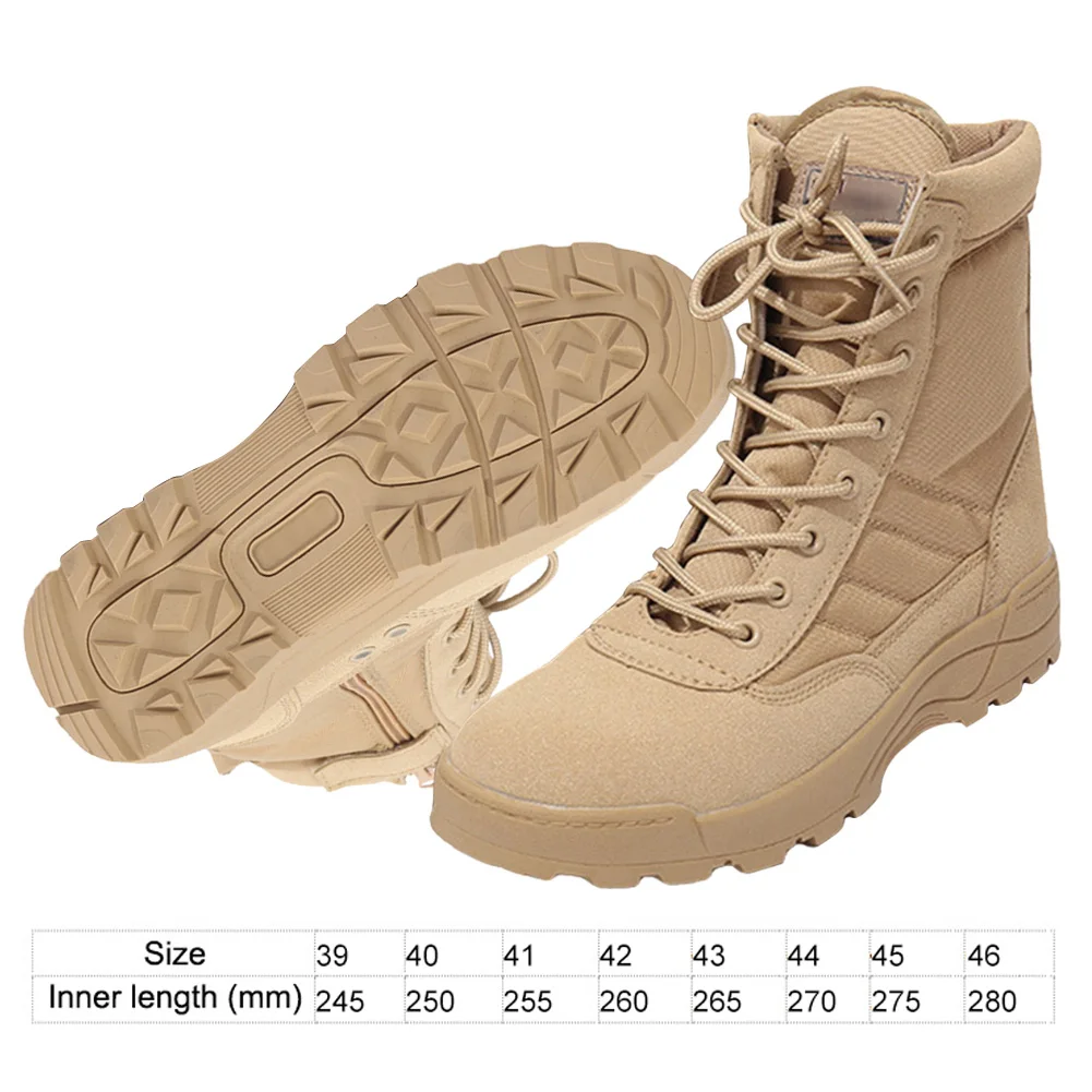 Men's Non-Slip Tactical Hiking Boots 6