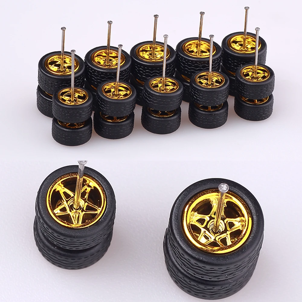 1/64 Wheels Tires Spoke Detail-Up Modified Kit For Hotwheels Model