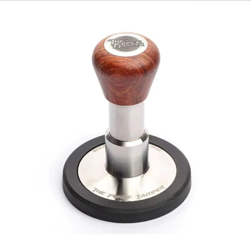 The Force Tamper Coffee Accessories Stainless Steel  Press Tool Cloth Powder  Hammer 58.5mm Hand Press Coffee powder hammer