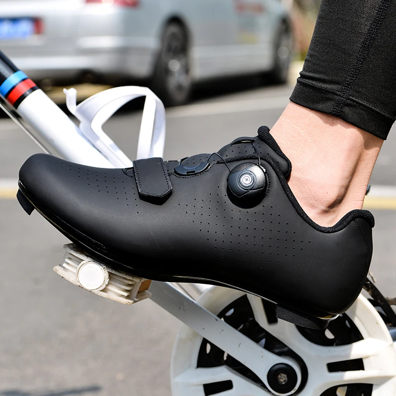 2023 Cycling Sneaker Mtb with Cleats Men Carbon Sports Speed Bike Shoes Women Mountain Racing Flat SPD Road Cycling Footwear