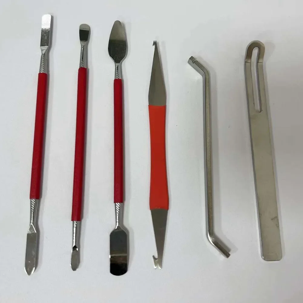Lot 5 Outils Réparation Saxophone / Clarinette / Flûte – Acier Inoxydable, Portable, Pour Réglage Coussinets & Clés