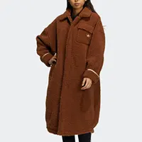 Adidas officiel véritable trois rayures manteau polaire chaud pour femme HC0310 1
