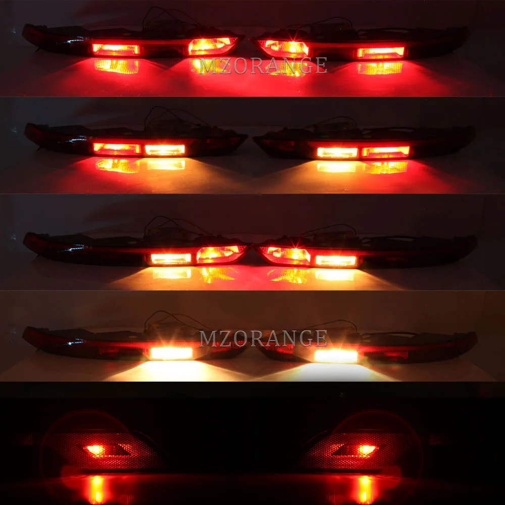 Car Rear Bumper Reflector Light Fog Light For AUDI Q5 2018-2021 Lamp Tail  Stop Brake Light Lamp Replace 80A945069A 80A945070A AliExpress