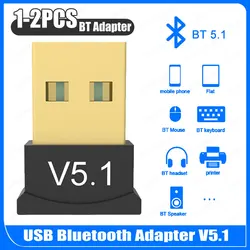 Bluetooth Adapter Handsfree Wireless Transmitter Audio Receiver Dongle 2.4GHz USB Bluetooth 5.1 Receiver DC5V for Laptop PC