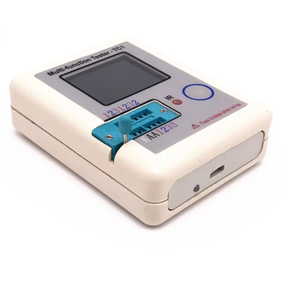 LCRTC1 1 8in TFT Backlight Transistor Tester  Multifunctional  Detect NPN and PNP Transistors  Resistors  Diodes  and More 4