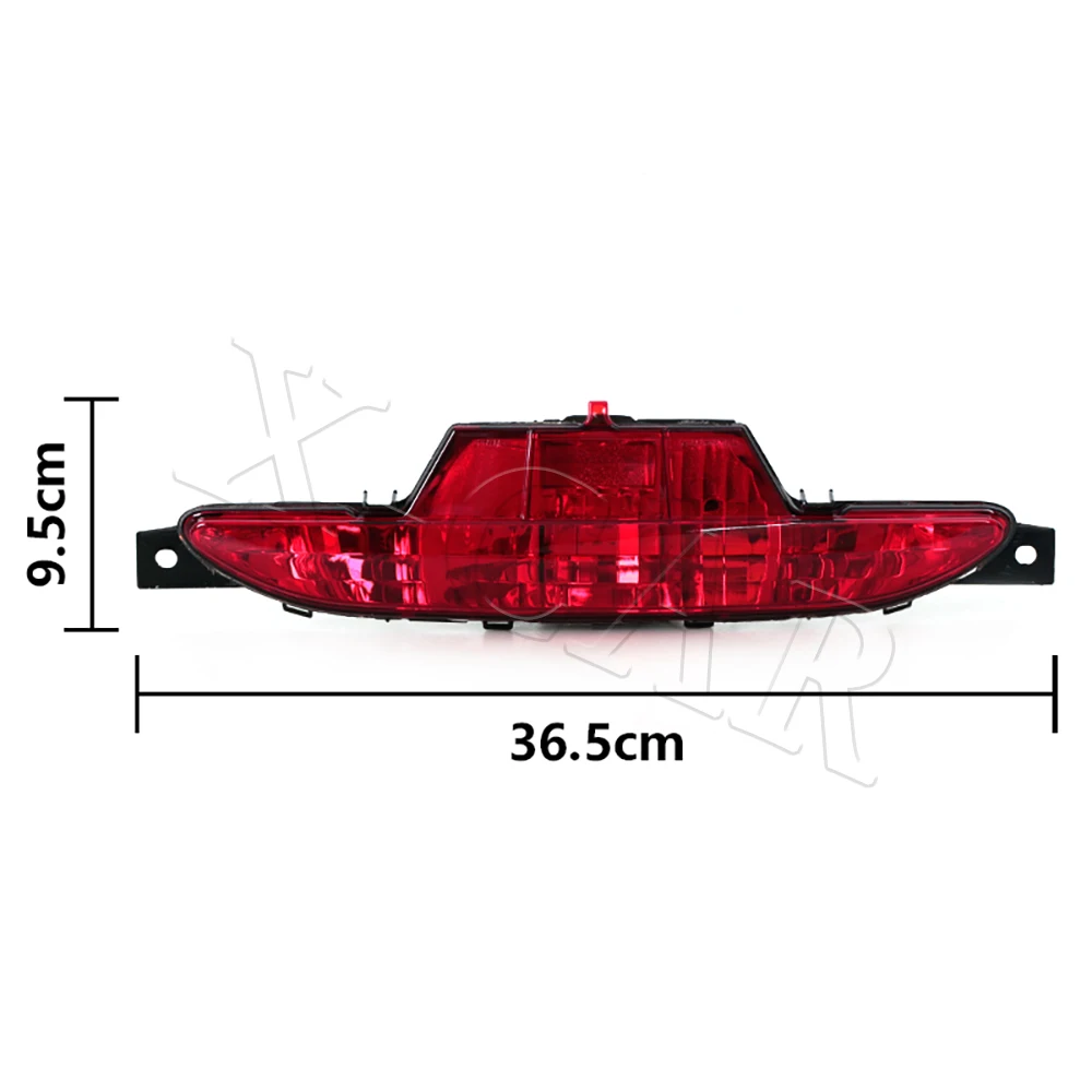 Reflector Trasero Derecho Peugeot 3008 5008 Antiniebla Taesayl Reflector Trasero Derecho Para Peugeot 3008/5008 2009-2016 - Rojo - Número OE 6351HG 4076930 Reflector Rojo Original