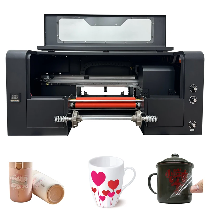 

High Speed Xp600 Print Head Uv Dtf Film Printer All In One 30Cm Roll To Roll Uv Dtf Printer With Laminator
