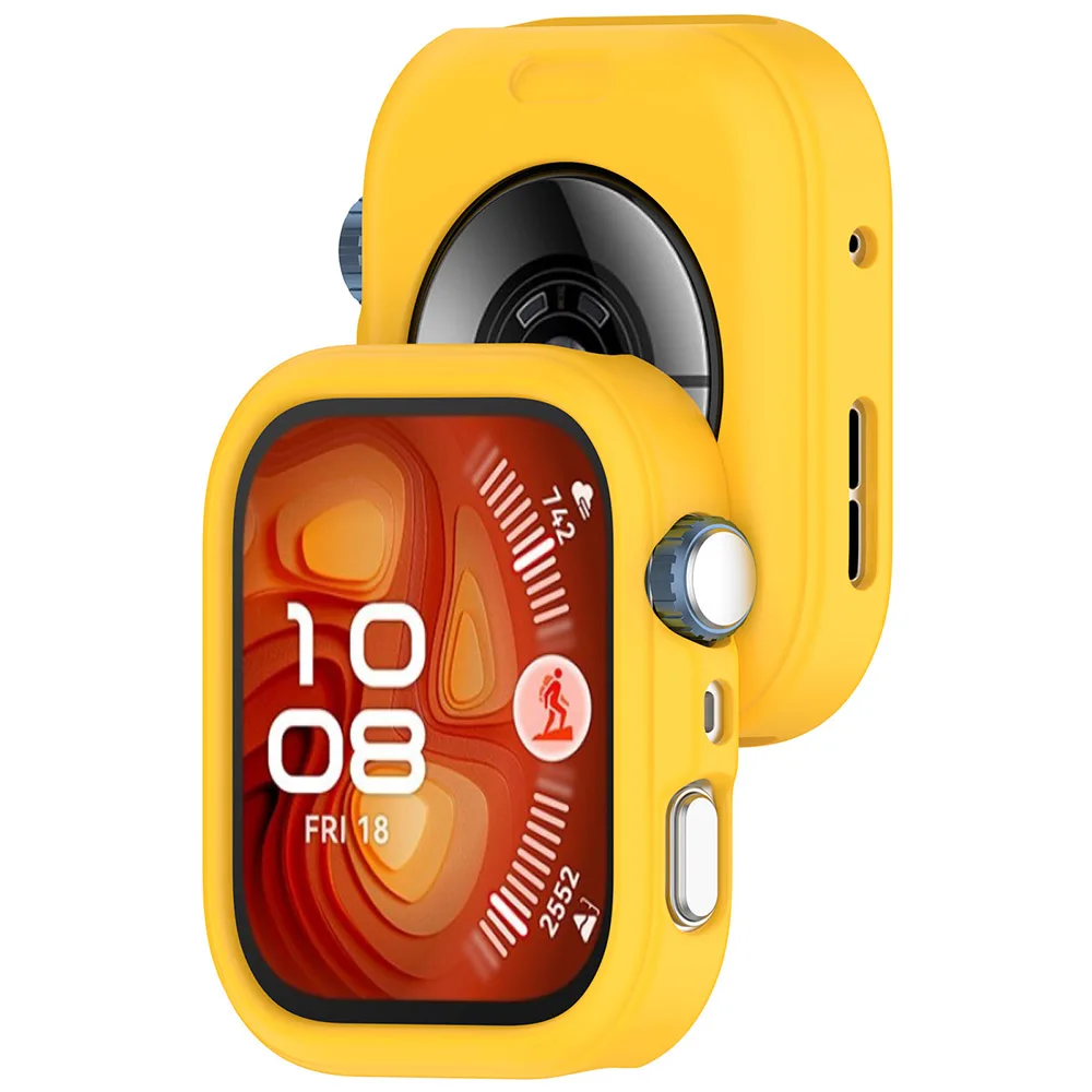 Durable Silicone Protective Case for Smartwatch with Screen Protector