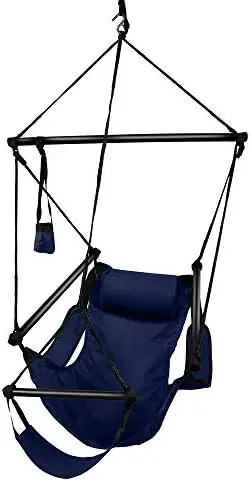 

Hammock Air Chair, Aluminum Dowels, Blue Plywood chair Sillas para barra de cocina Metal chair Acrylic nordic chair Stool chair