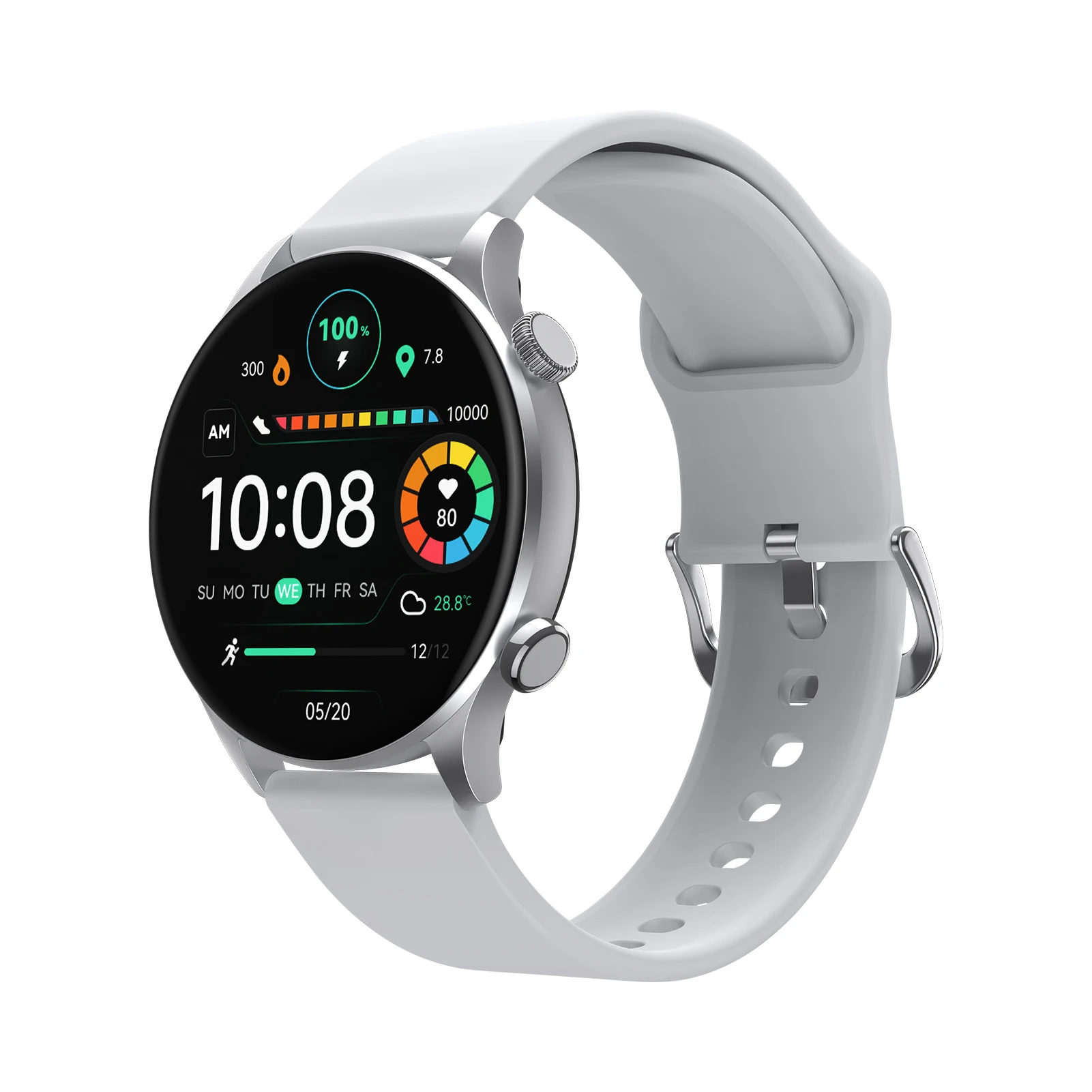 HAYLOU güneş artı akıllı saat LS16 1.43 "AMOLED ekran Bluetooth telefon  görüşmesi Smartwatch sağlık monitör su geçirmez spor izle - AliExpress