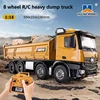 Huina New 536 R/C Alloy Heavy Dump Truck 1/18 Scale Remote Controlled Car Construction Engineer Loading Car Rc Vehicle Toys Gift 1