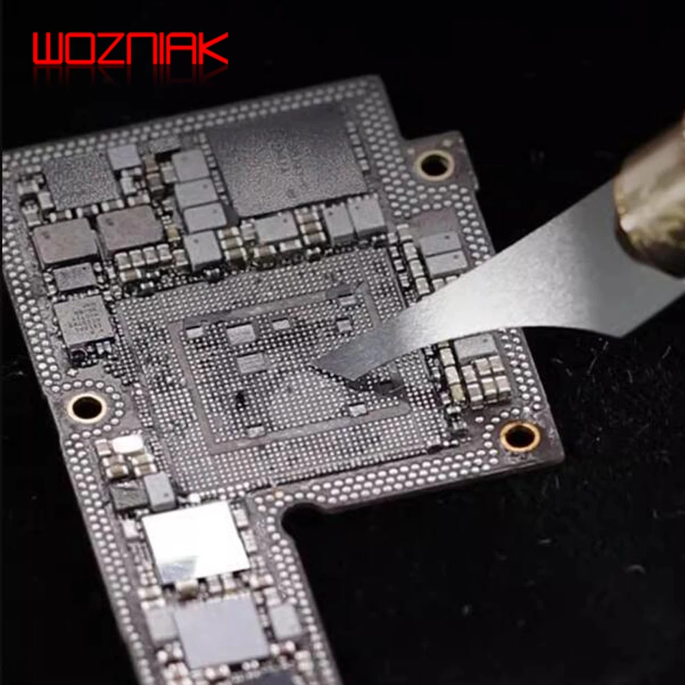 WL 15 in 1 휴대 전화 수리 초박형 소프트 블레이드 CPU 계층화 된 긁기 IC 가장자리 분해 마더 보드 접착제 제거 필름