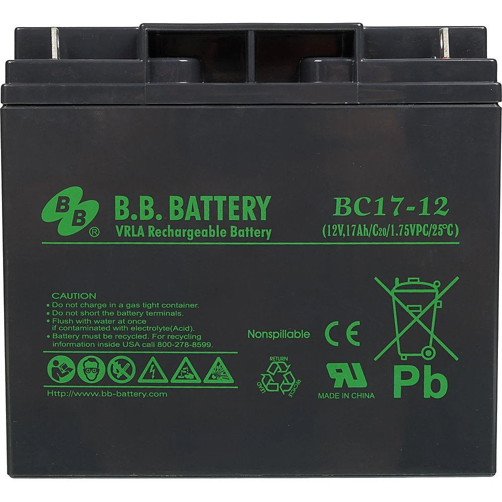 Bc battery. Аккумулятор BB Battery bc17-12. Аккумуляторная батарея BC 17-12. Батарея BB Battery 12в. Батарея аккумуляторная BB Battery bc17-12 напряжение 12в.
