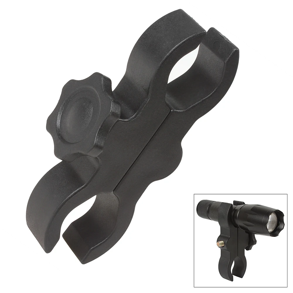 Plastic Bike Torch Flashlight Mount Barrel Alloy Flashlight Torch