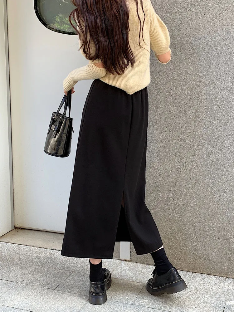 ★as''on★AUTUMN SKIRT / BLACK★正規品/韓国送料込 Amazon.com: ZuoxiaoTang Korean Style Office Thickened A-line