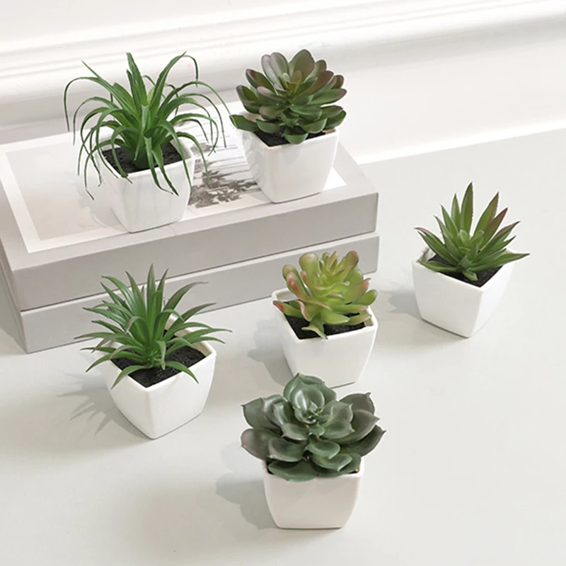 1 Set Simulation Mini Potted Plant