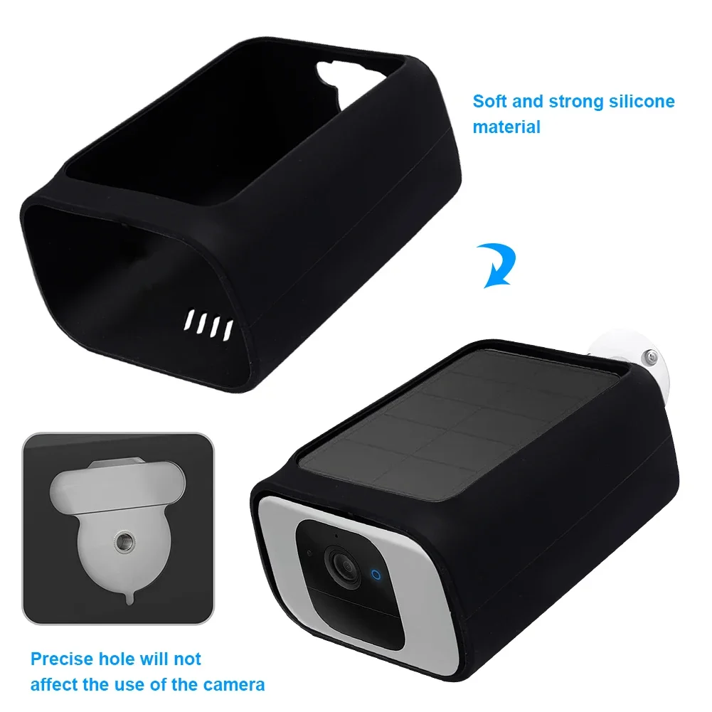 Eufy Security S230 SoloCam S40 용 실리콘 커버, UV 광선 및 비 보호 스킨 커버, 낙하 방지 보호 커버