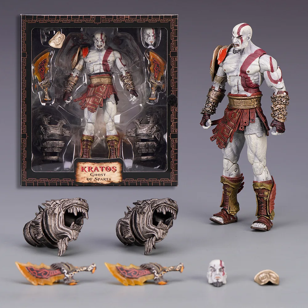 Figurine NECA God Of War Kratos 18cm - Jeu Vidéo Sony - Édition 2024 - Sous Blister