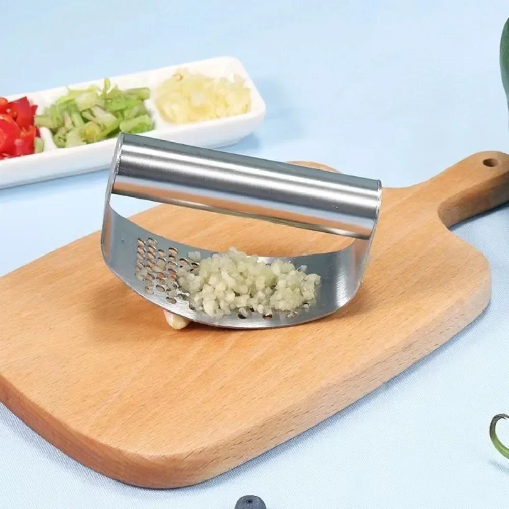 Stainless Steel Garlic Press 2