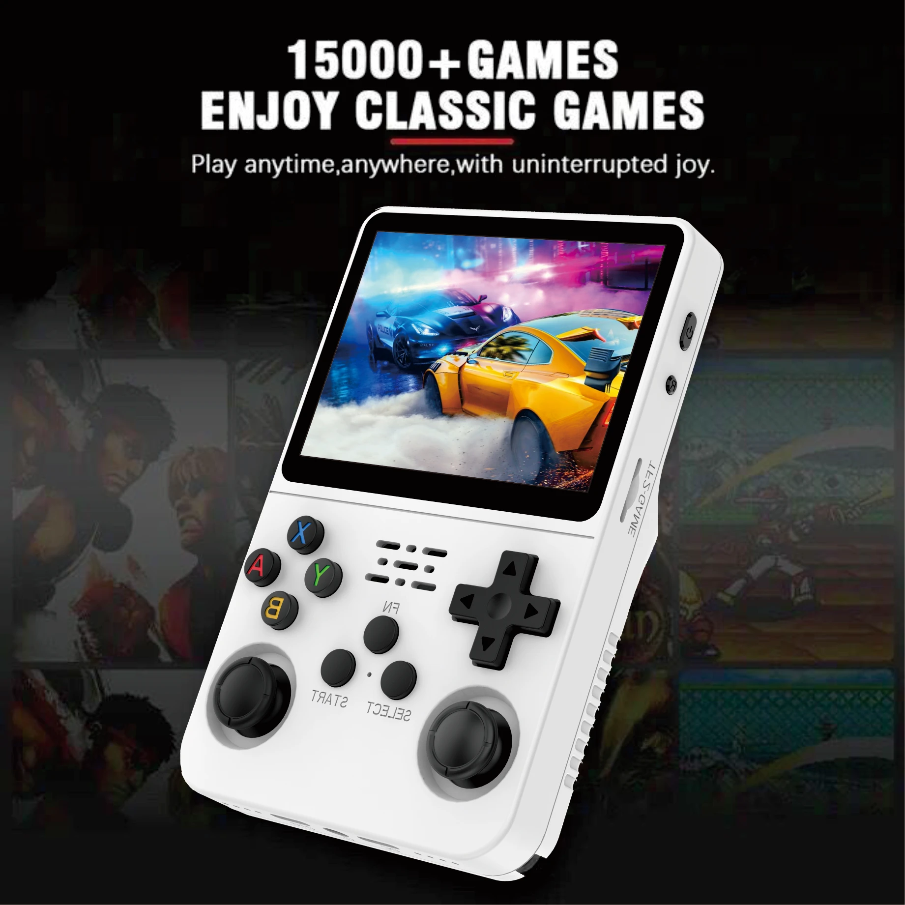 2023 New R36S Retro Handheld Video Game Console Linux System 3.5 Inch IPS Screen Mini Video Player 128GB Classic Gaming Emulator