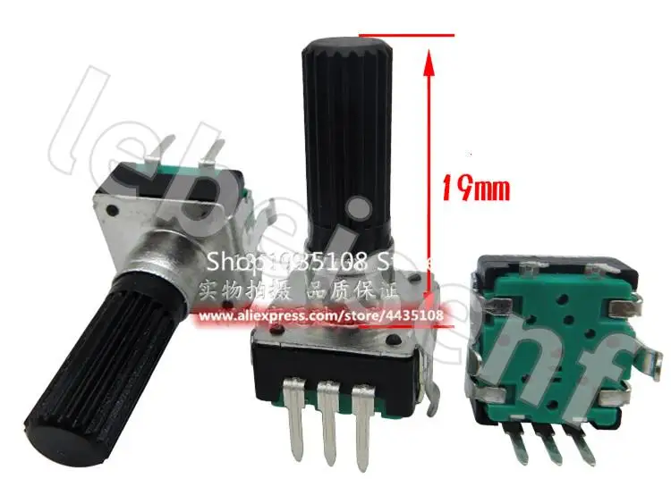 

8pcs EC12 type 12-bit potentiometer with switch for ceramic hob stereo amplifier digital pulse rotary 360 degrees encoder