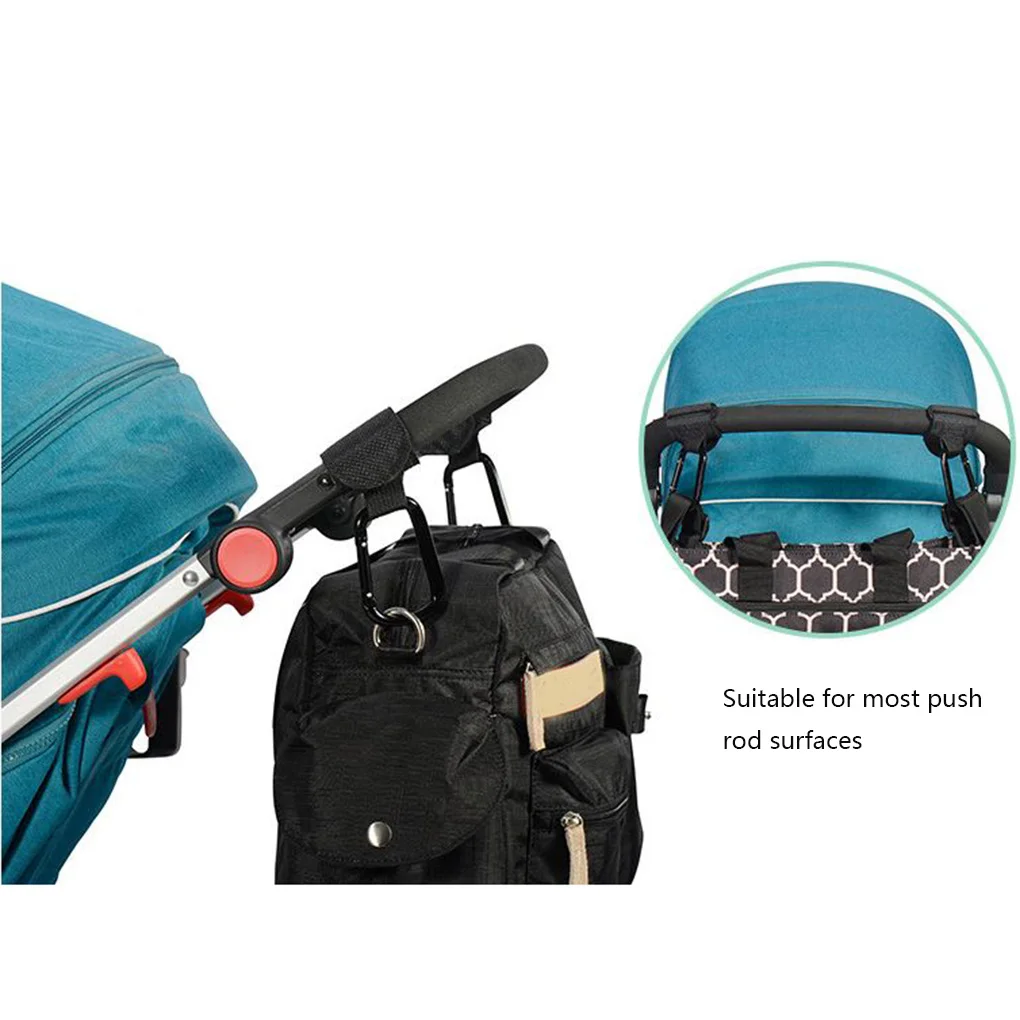 Stroller Accessories 2pcs Stroller Hook Pram Rotate 360 Degree Cart Organizer