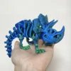 Feng 3D printed Triceratops Jurassic joint movable creative figurine gift children's toy pressure relief 1