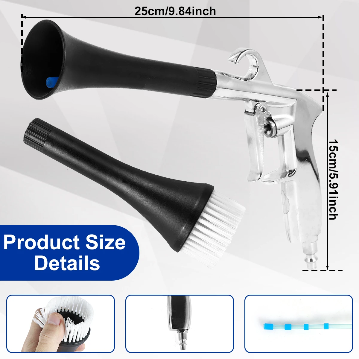 Pressure Washer Gun High Pressure Gun Car Cleaning Gun Interior Cleaner
