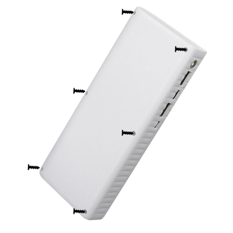 5 Slots 21700 Battery DIY Power Bank Shell 21700 Battery Power Case 5V/2.1A Dual Port Output Bank Case