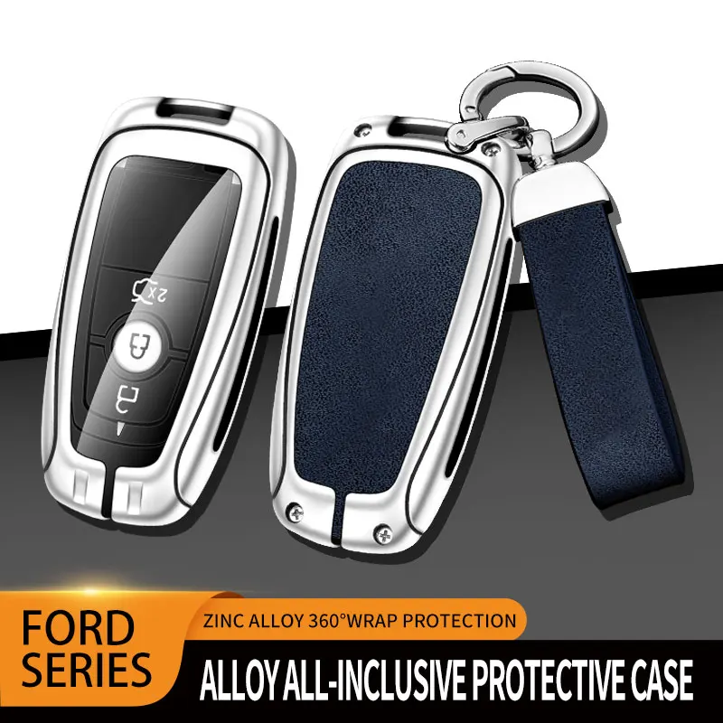 Custodia Per Chiave A Distanza Per Auto In Lega Di Zinco Per Ford Ranger Wildtrak Protezione Per Telecomando Per Accessori Per Copertura Chiave Ford R