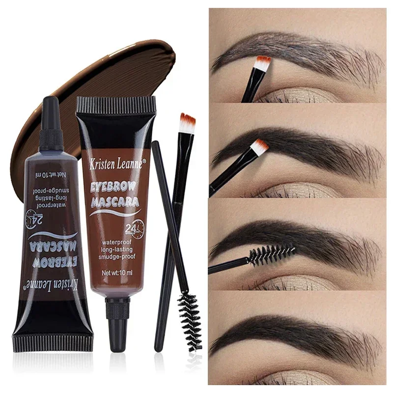 

Профессиональная краска для ресниц Heallor, 4 цвета, тинт для бровей «сделай сам», быстрый ТИНТ, водостойкий, стойкий, натуральный, полуперманентный, для бровей