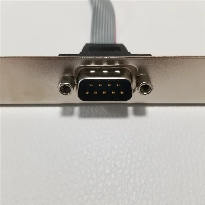 Low profile Normal Bracket Serial DB9 RS232 9pin 9p Com Port host case Cable DB9 Data Cable