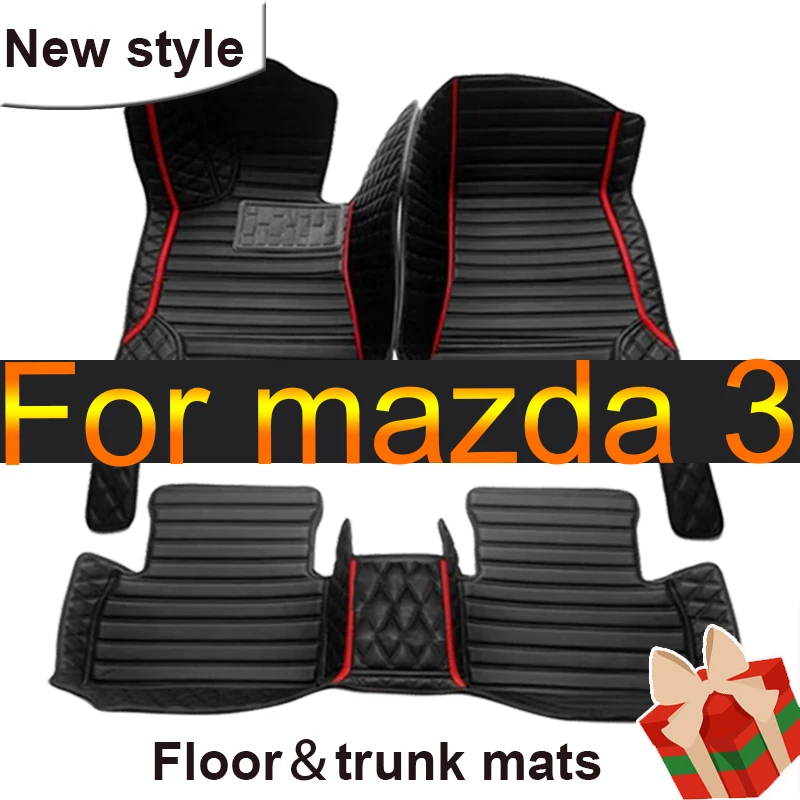 

Car floor mats for mazda 3 2010 2011 2012 2013 Custom Auto Foot Pads Automobile Carpet Cover Interior Accessories