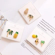 

Trendy Suit Brooch Men Pineapple Coconut Brooch Set Jewelry Cute Rabbit Badge Accessories Prevent Wardrobe Malfunction Brooches