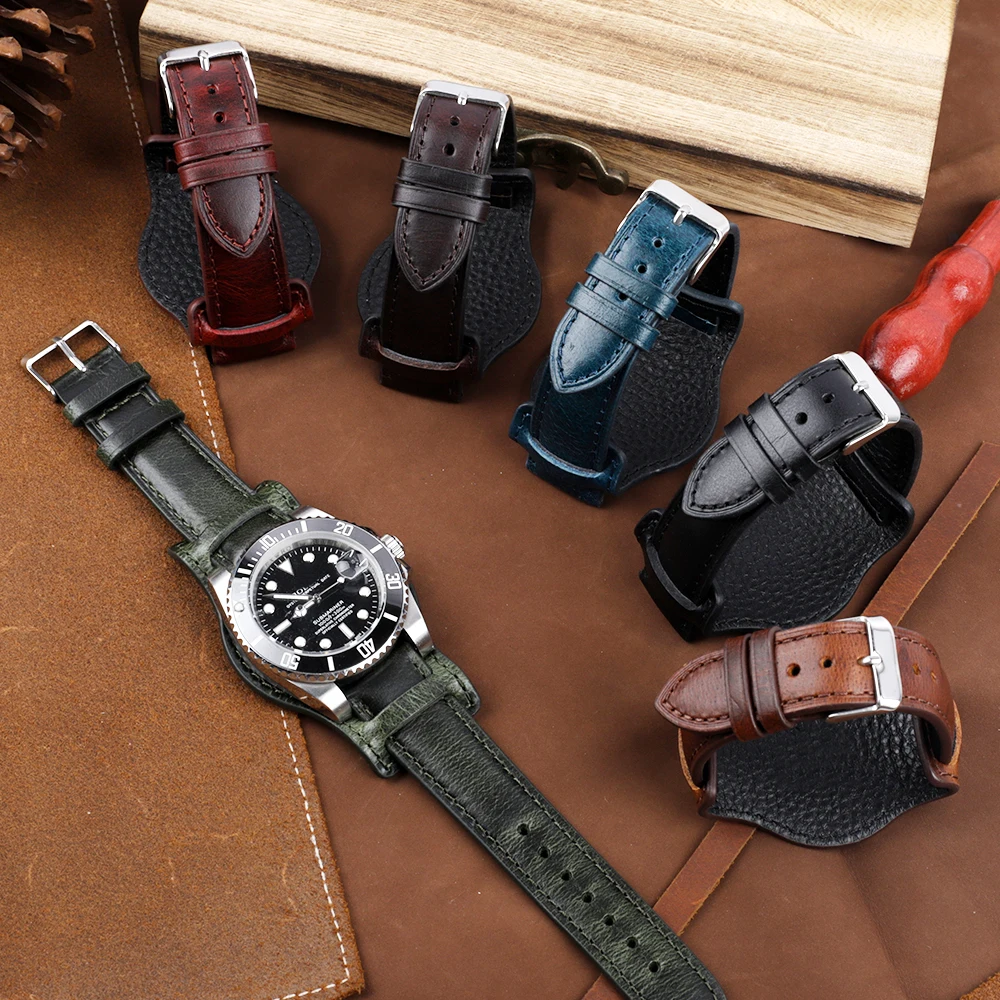 Genuine Leather Watch Band for LV Louis Vuitton Tambour Series Q1121 Q114k  Soft Comfortable Raised Mouth Watch Strap18 21mm - AliExpress