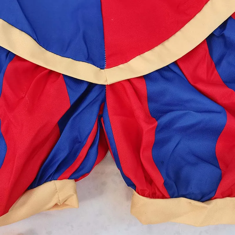 Costume de Pomni de cirque avec chapeau, gants, Costumes d'halloween – Image 3