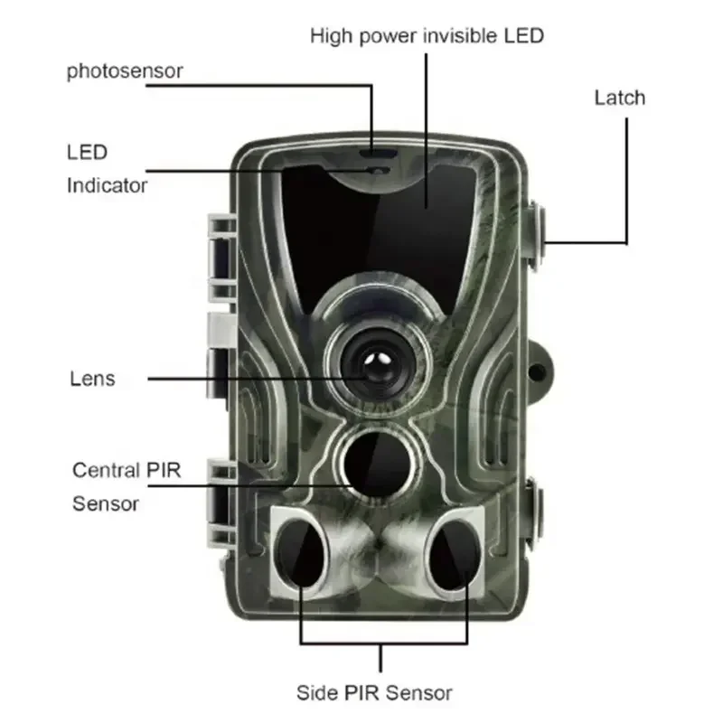 Hunting Trail Camera Night Vision HC801A Wildlife Camera with Motion Activated Outdoor Trail Trigger Wildlife Scouting