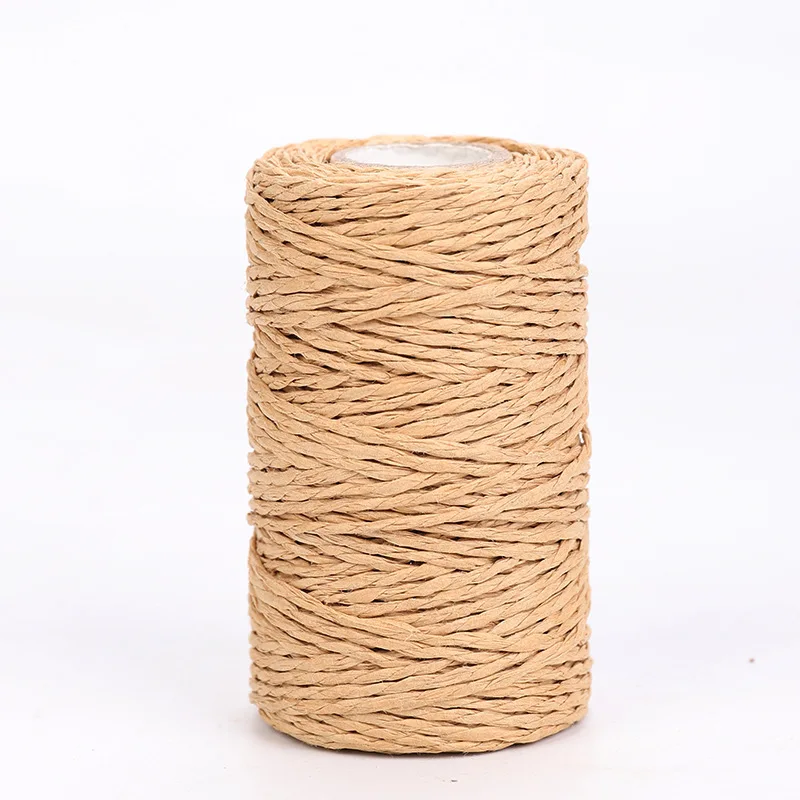 100meters 1.5mm Natural Paper Rope for Cat Tree Tower DIY Crafts Gardening Hammock Home Decor