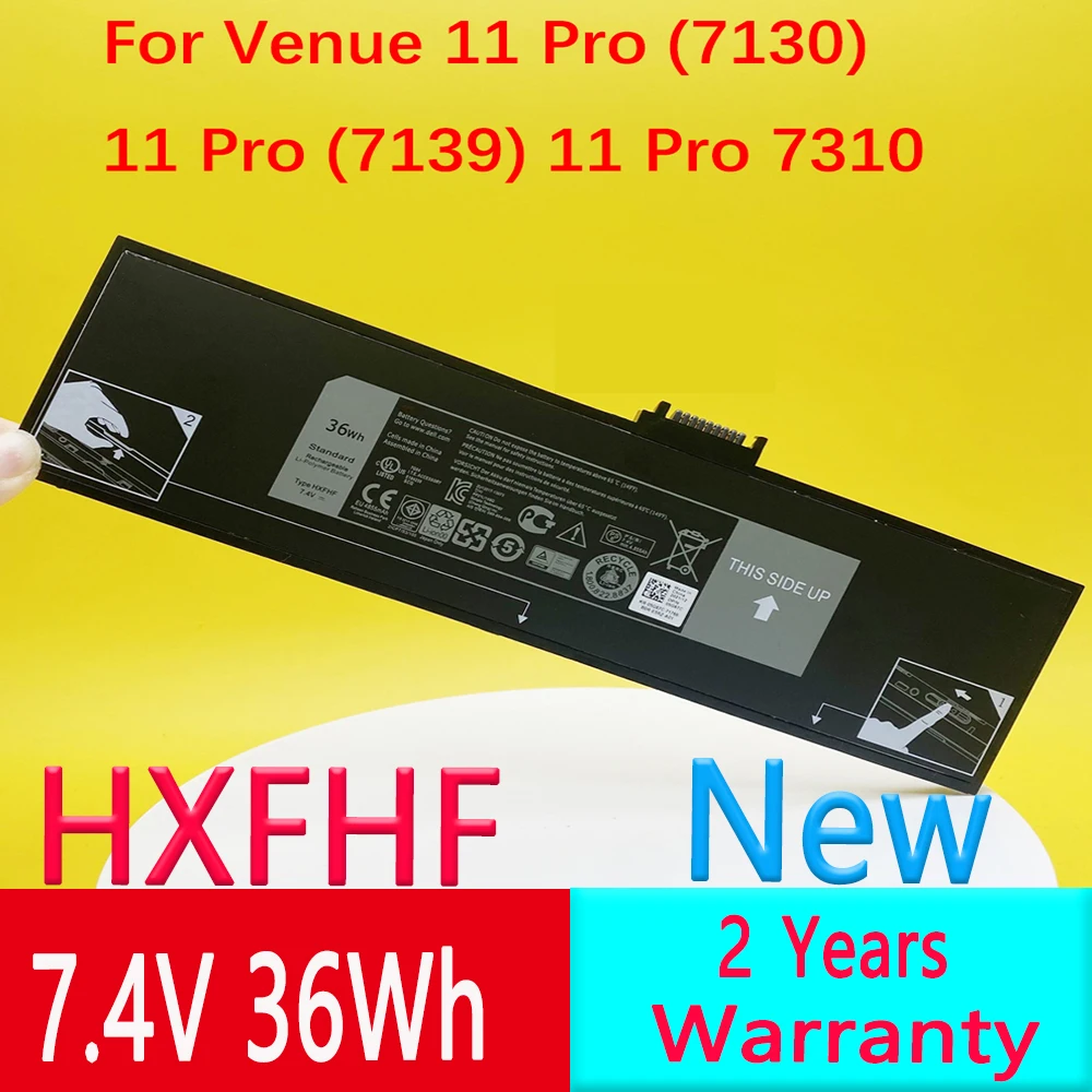 Hxfhf-bateria do Portátil para Dell Dell Venue 11 Pro 7130 11 Pro 7139 Vjf0x Baterias Substituíveis 7.4v 36wh Alta Qualidade Novo
