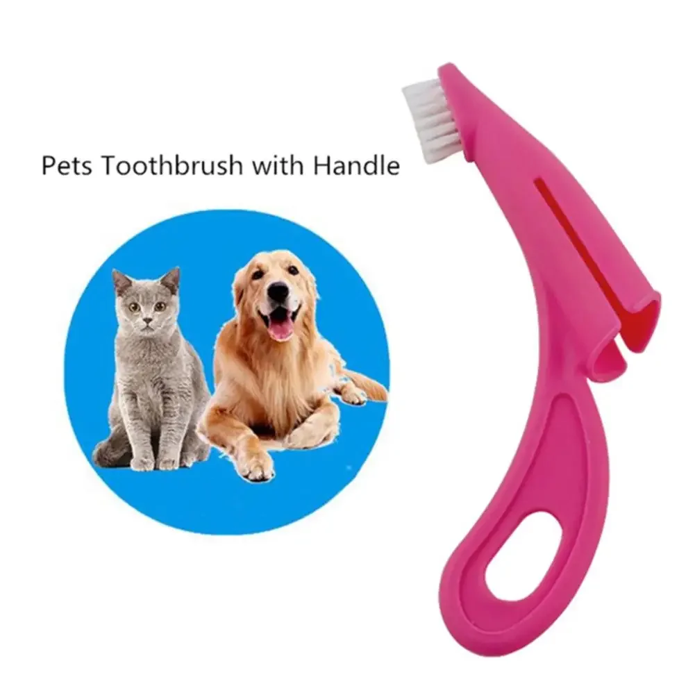 

Зубная щетка для собак, зубная щетка для питомцев, щетка для кошек и собак с гибкой щетиной, резиновая зубная щетка, инструмент для чистки зубов, товары для питомцев