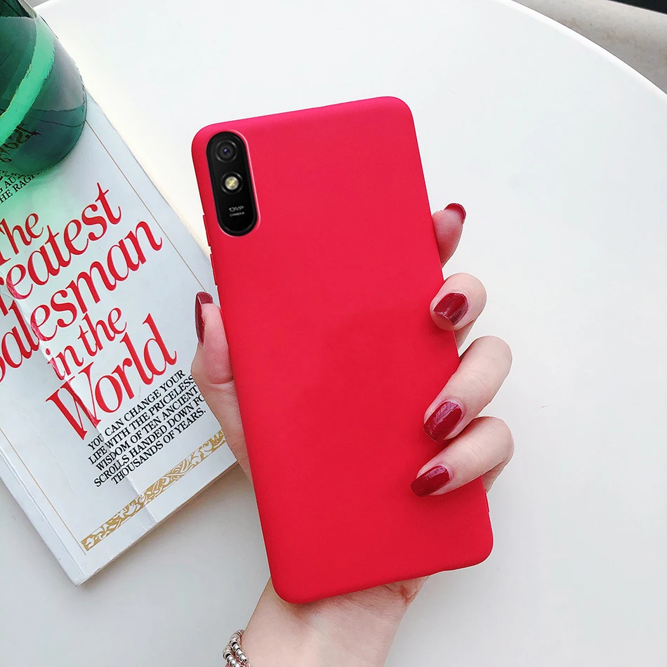 Sleek Matte Silicone TPU Soft Cover Phone Case