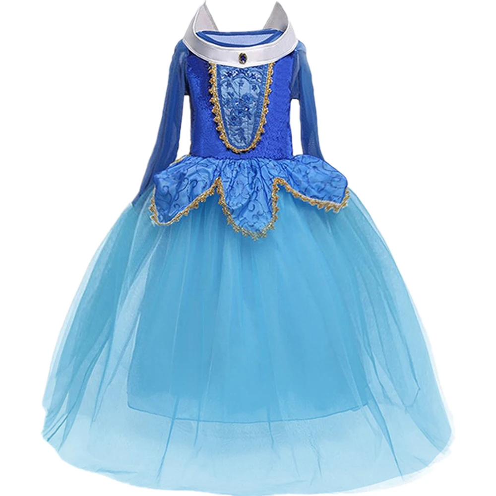 Rapunzel princesa vestido de festa para meninas,