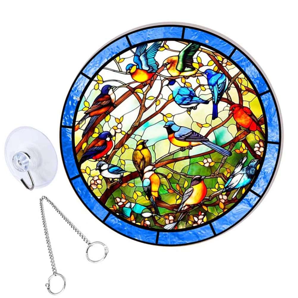 

Bird Suncatcher Window Acrylic Birds A Wire Bird Series Art Ornaments Pendant Hanging Windows Wall Doors Home