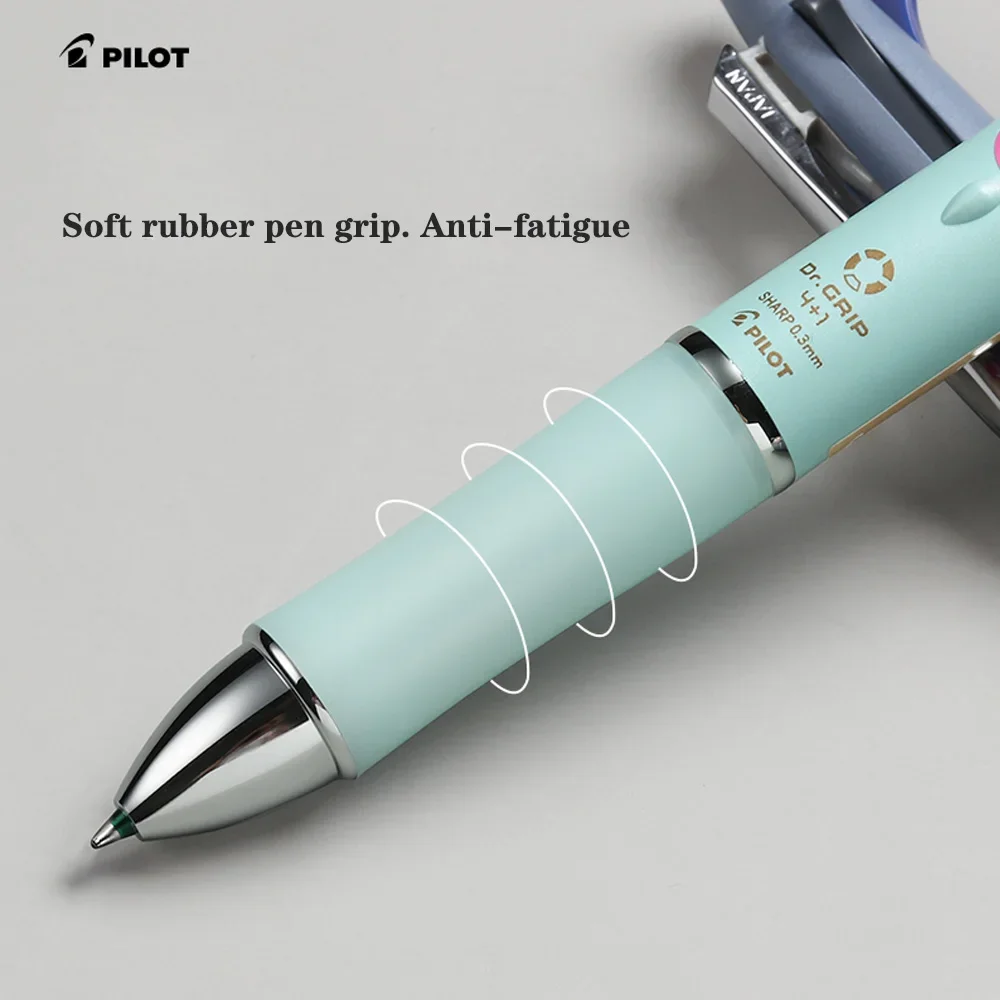 PILOT Dr.Grip Multi-function Five-in-one Ballpoint Pen Mechanical Pencil Office Accessories Stationery multifunction pen,mechanical pencil,ink ballpoint pen