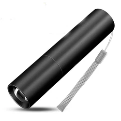 Compact Waterproof Rechargeable Flashlight with 3 Light Modes (MINI zoom flashlight)