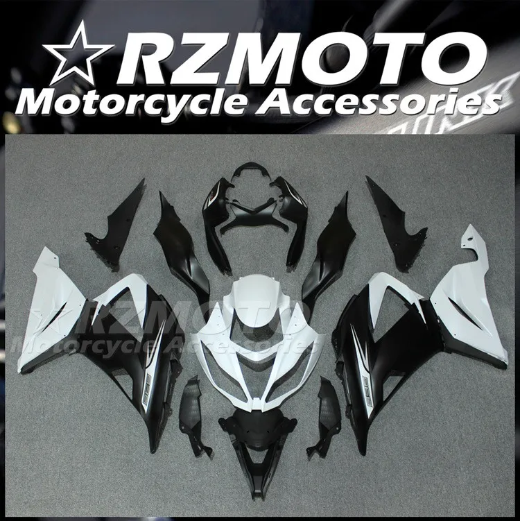 

New ABS Bike Fairings Kit Fit For KAWASAKI ZX-6R 13 14 15 16 17 ZX6R 636 2013 2014 2015 2016 2017 2018 Bodywork Set White Black