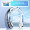 Xiaomi 8000mAh USB Hanging Neck Fan Portable Bladeless Mini Rechargeable Mute LED Digital Display Electric Fans Air Cooler New 6