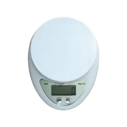 Portable Digital Baking Scale - LED Display, 5kg/1g Precision, Kitchen Weighing Tool (Orange)
