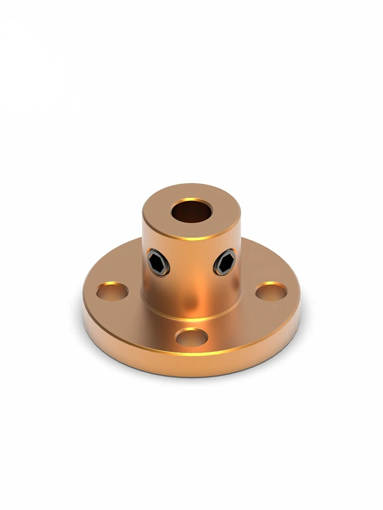 Aluminum Alloy Flange Coupling 3mm 4mm 5mm 6mm 8mm Purple Seat Axle Shaft Support 1set 3D printer Accessories